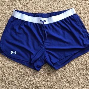 Blue under armour shorts